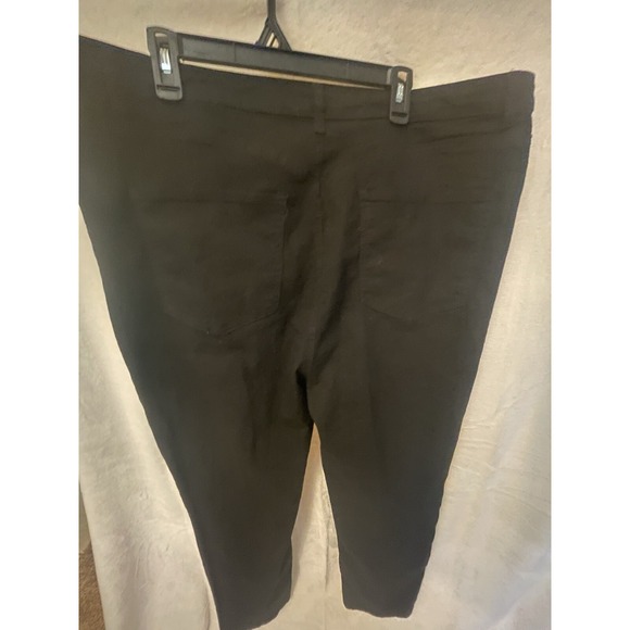 Boohoo Blue Women's Black High Rise button fly Comfort Skinny Denim Jeans 20 - Picture 3 of 3